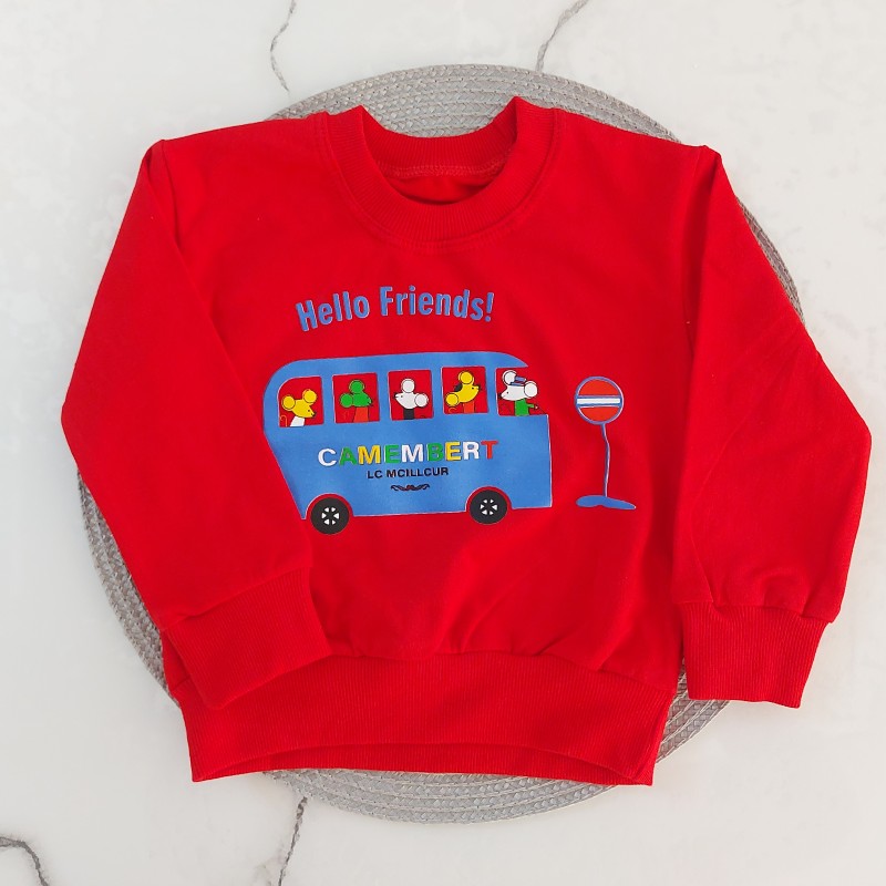 بلوز دورس اتوبوس قرمز kids