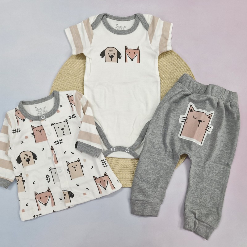 ست سه تکه حیوانات دانالو