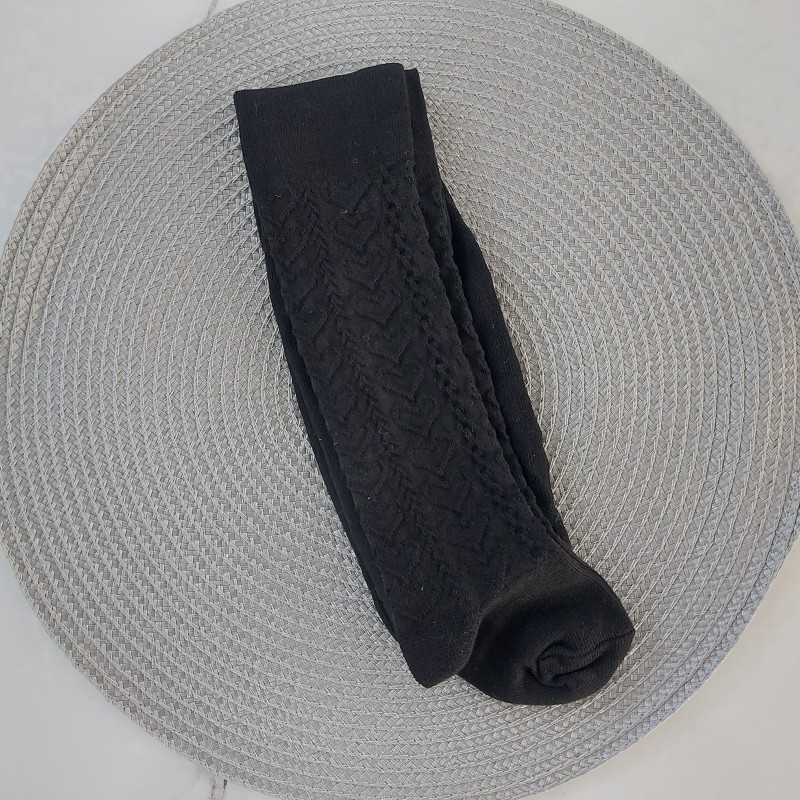 جوراب شلواری  مشکی قلب kids