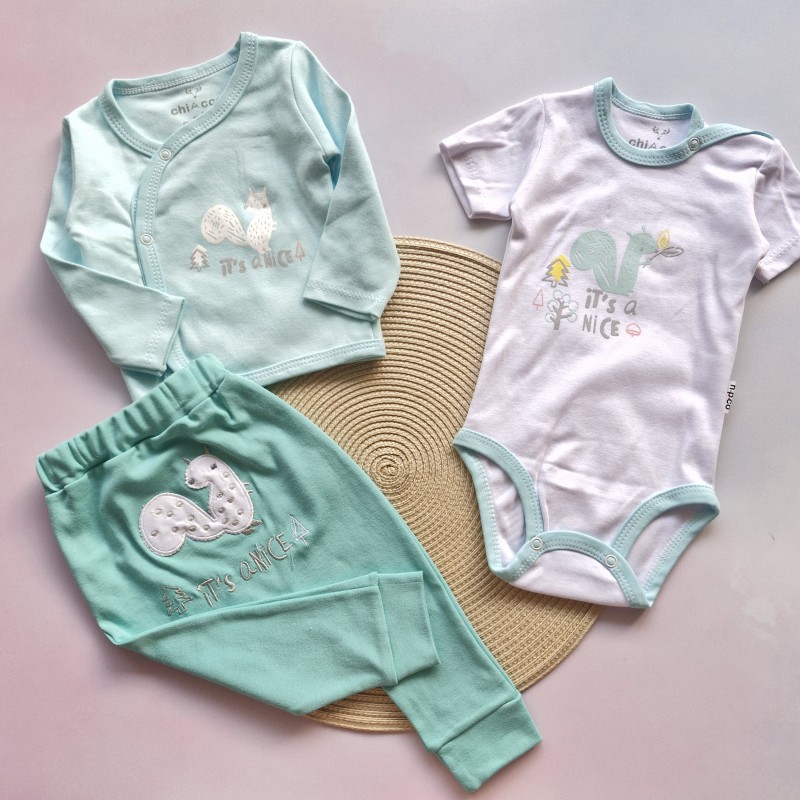 ست سه تکه سنجاب چیاکو