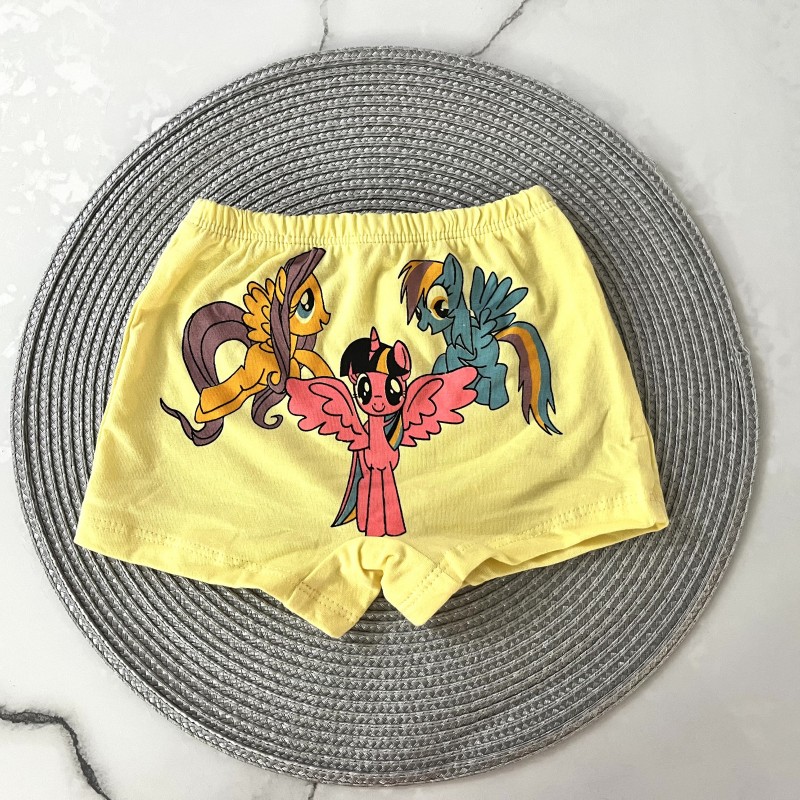 شورت پادار پونی زرد