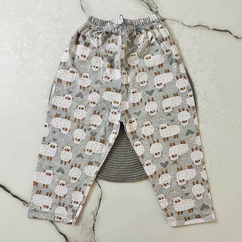 شلوار ببعی طوسی kids