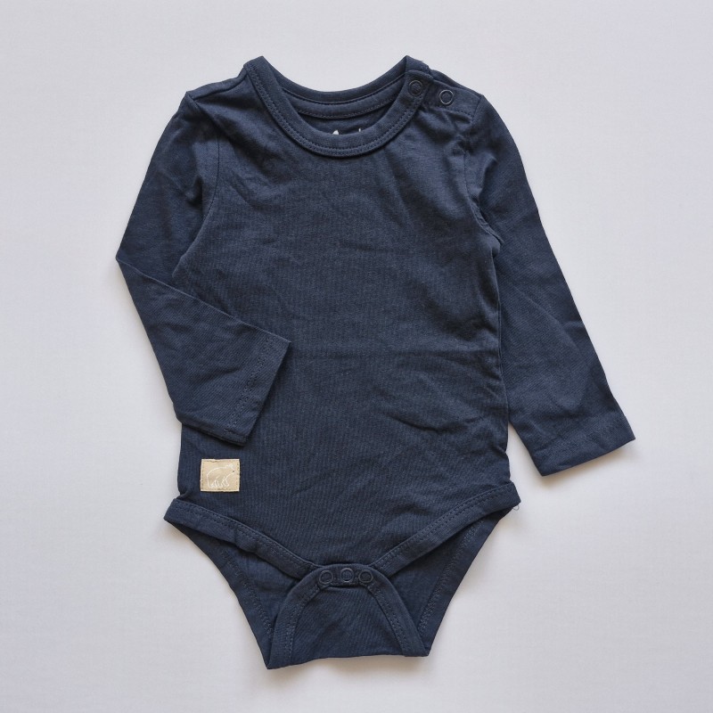 بادی آستین بلند خرس سرمه ای SoCute