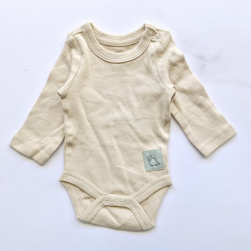 بادی آستین بلند کرم دایناسور SoCute