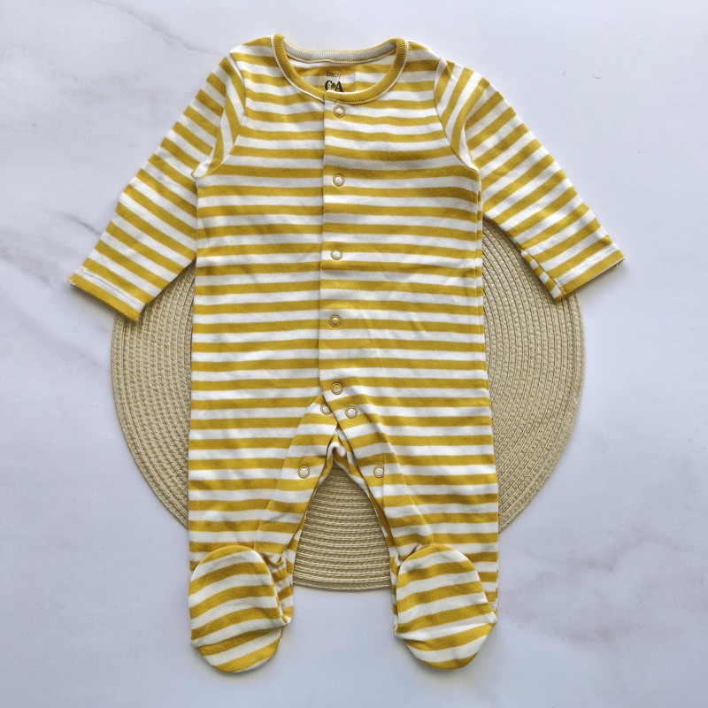 سرهمی جوراب دار C&A راه راه زرد