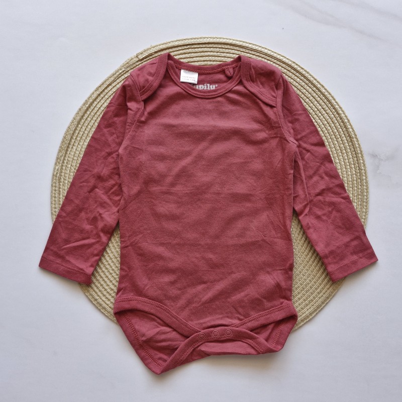 بادی آستین بلند یقه فرشته قرمز لوپیلو