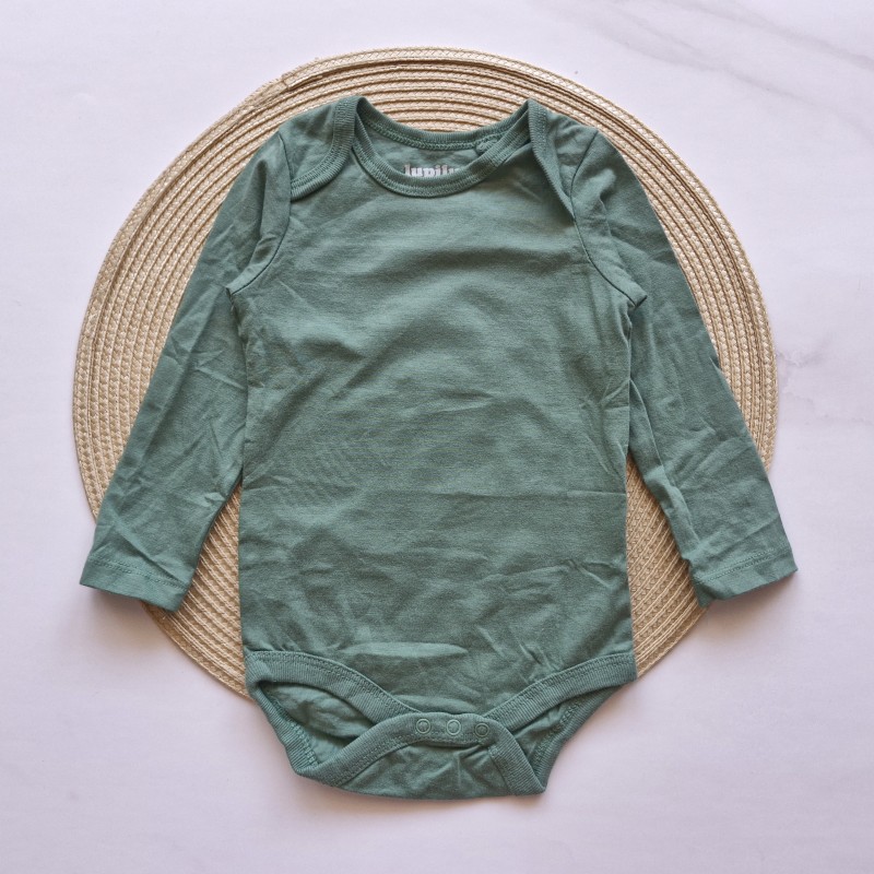 بادی آستین بلند یقه فرشته سبز لوپیلو