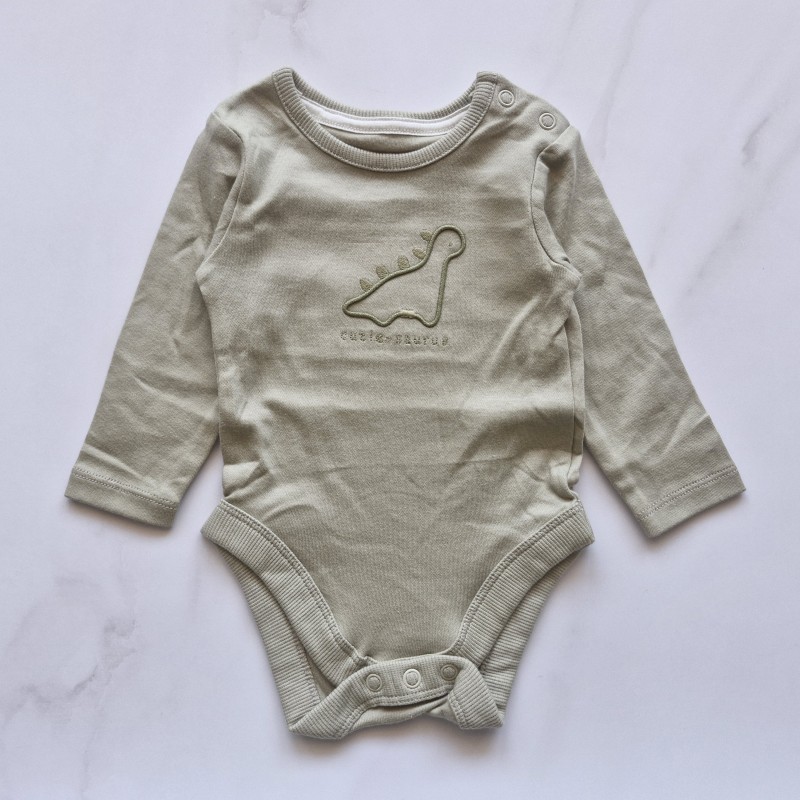 بادی آستین بلند دایناسور گلدوزی