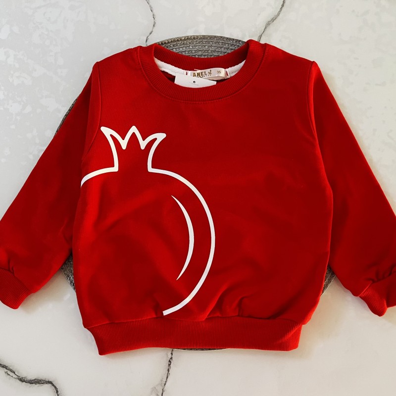 بلوز دورس یلدایی انار قرمز kids