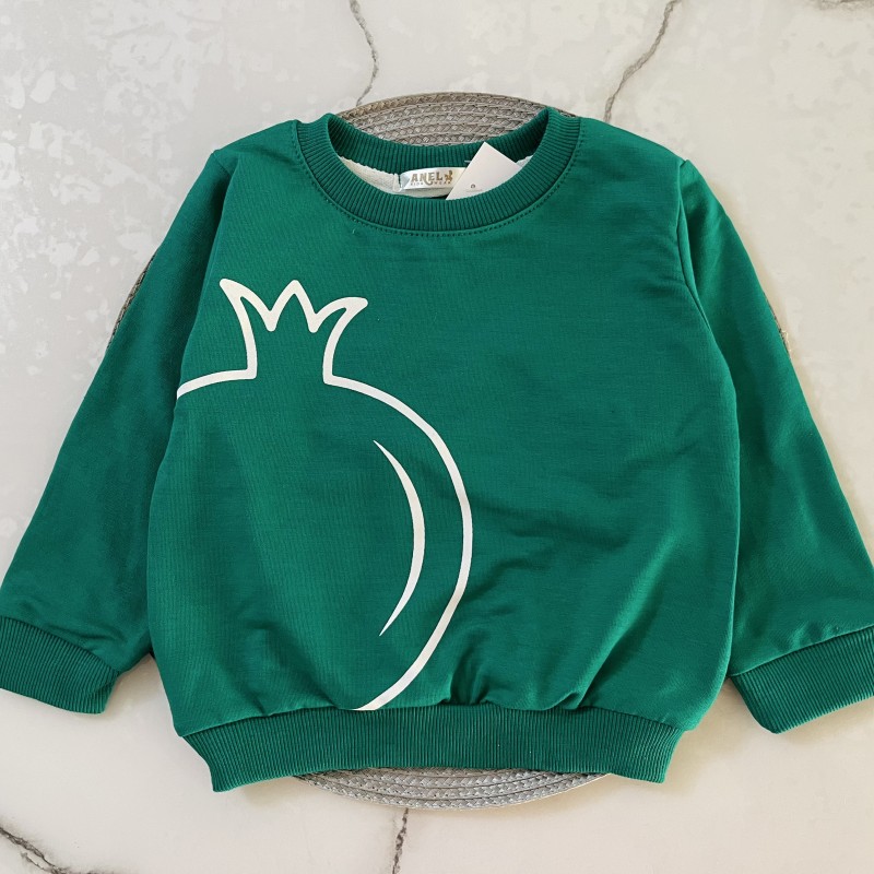 بلوز دورس یلدایی انار سبز kids