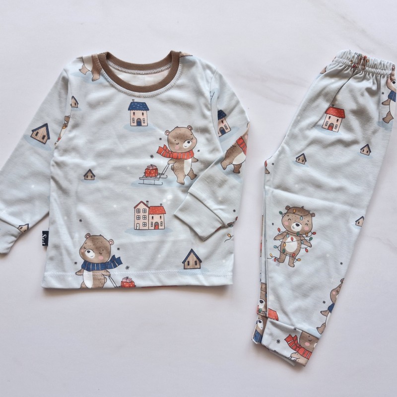 بلوز شلوار راحتی خرس سرمایی SED