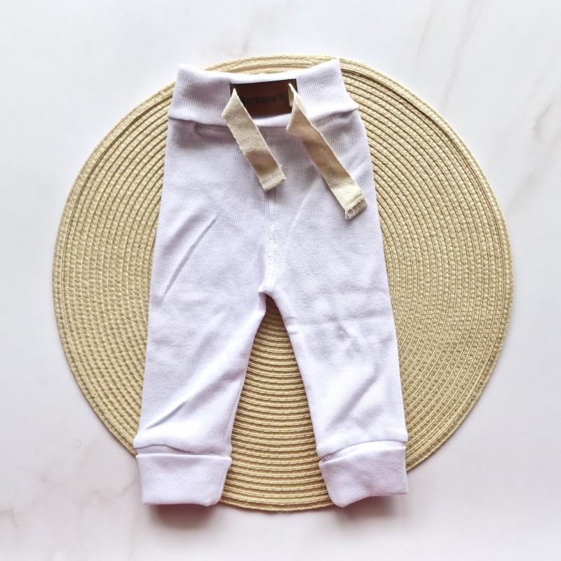 شلوار کبریتی سفید باربارا