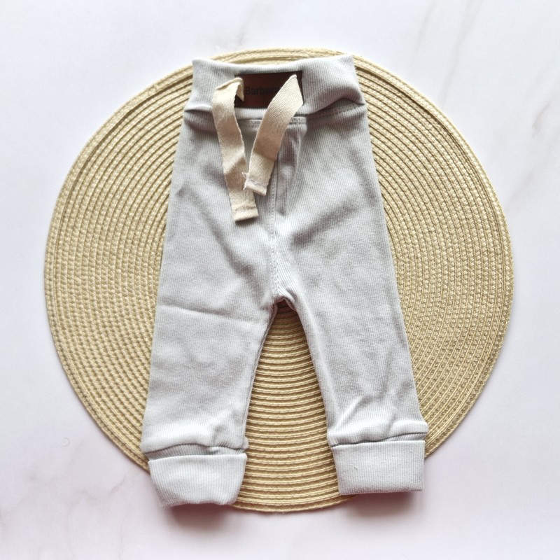 شلوار کبریتی طوسی روشن باربارا