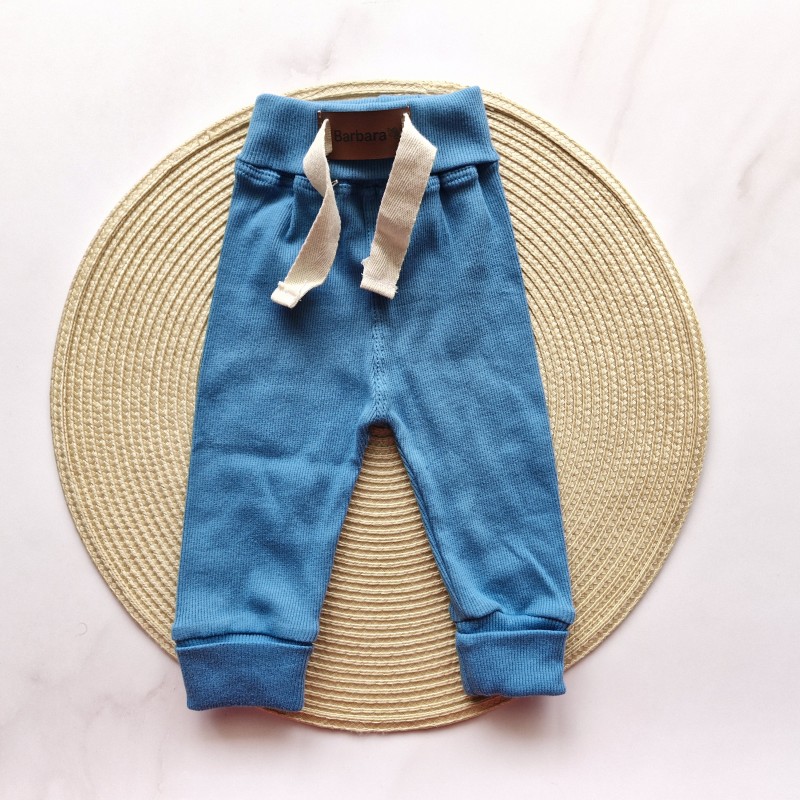 شلوار کبریتی آبی باربارا