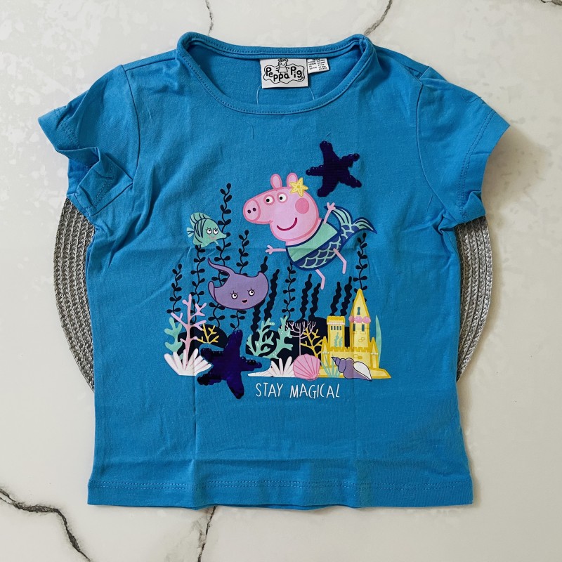 تیشرت آستین کوتاه ‌‌Peppa Pig آبی kids