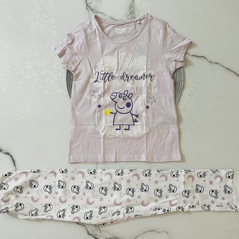 ست تیشرت شلوار ‌‌Peppa Pig خوابالو kids