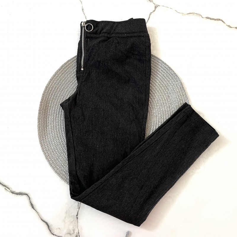 شلوار طوسی زیپدار kids