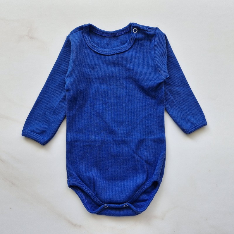 بادی آستین بلند کبریتی آبی نفتی باربارا