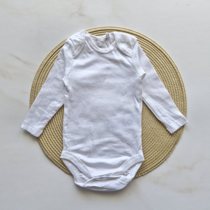 بادی آستین بلند یقه فرشته سفید لوپیلو