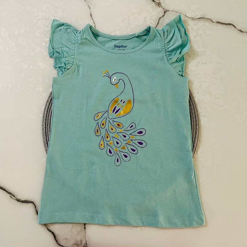 تیشرت آستین چیندار ‌‌طاووس لوپیلو kids