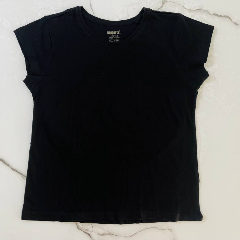 تیشرت آستین کوتاه ‌‌ساده مشکی kids