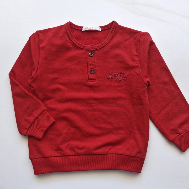 بلوز دورس قرمز یقه ژاپنی آنیل kids