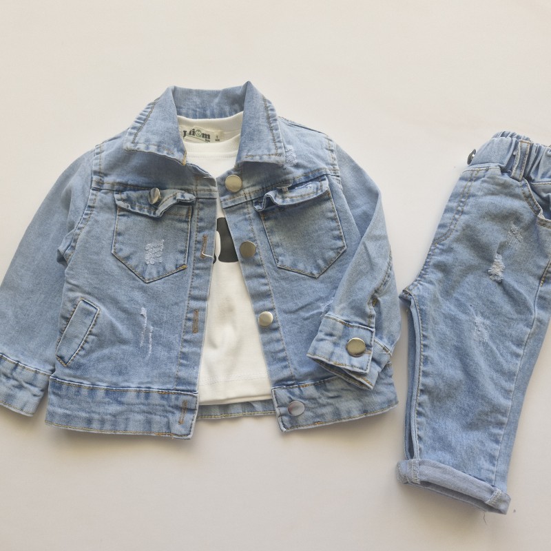 ست سه تکه جین مجلسی پسرانه لیلیوم