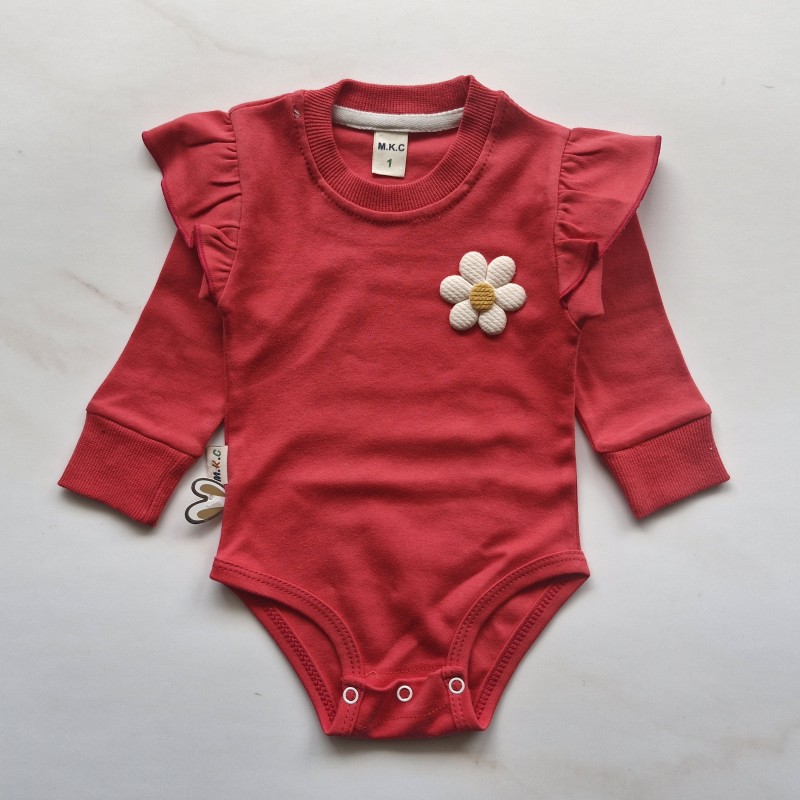 بادی آستین بلند ماتیکی گل مهتاب کوچولو