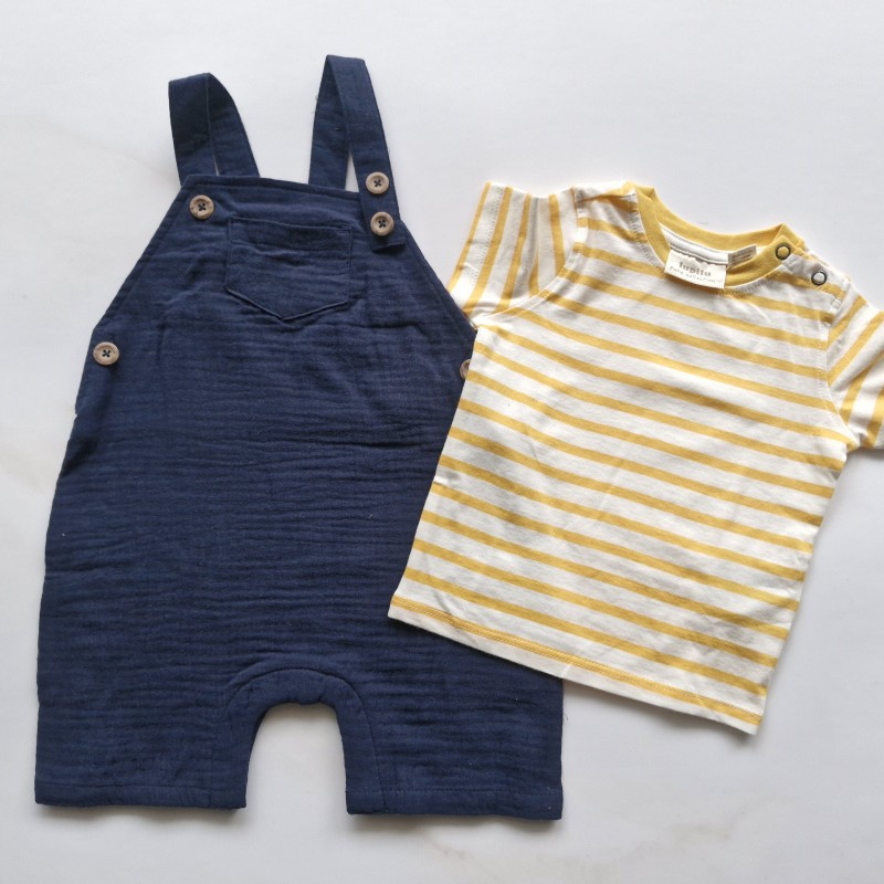 ست تیشرت و بیلرسوت سرمه ای لوپیلو