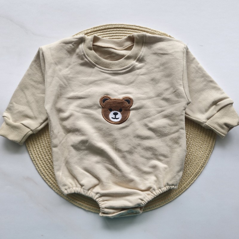 بادی آستین بلند دورس کرمی  تدی