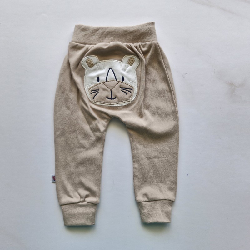 شلوار گلدوزی گربه خاکی وچیون