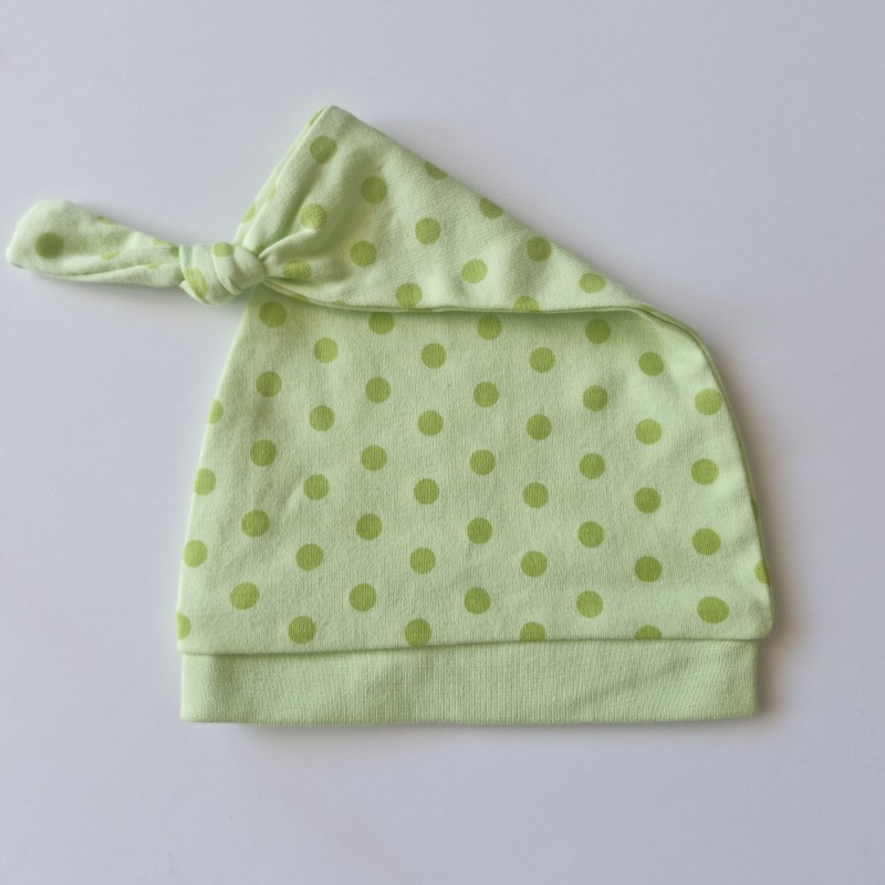 کلاه شیطونی خالخالی سبز