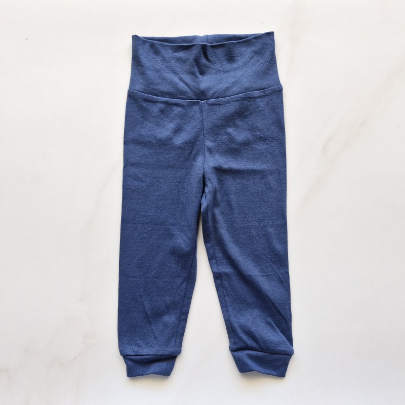 شلوار کمردار سرمه ای لوپیلو