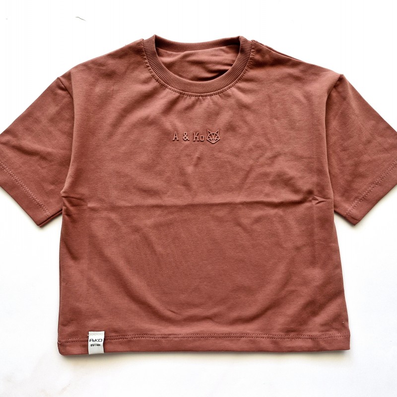 تیشرت بیسیک قواره آزاد جگری امیرکوچولو