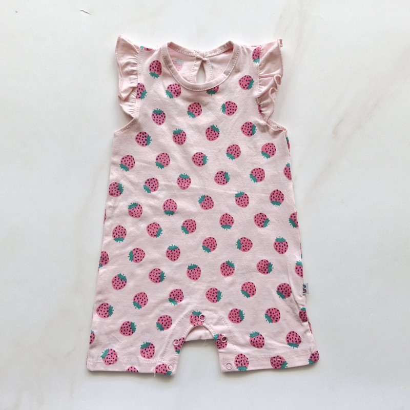 رامپر تمام چاپ توت فرنگی صورتی وچیون