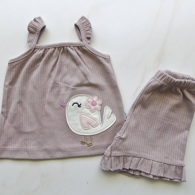 تاپ و شلوارک جوجه یاسی وچیون