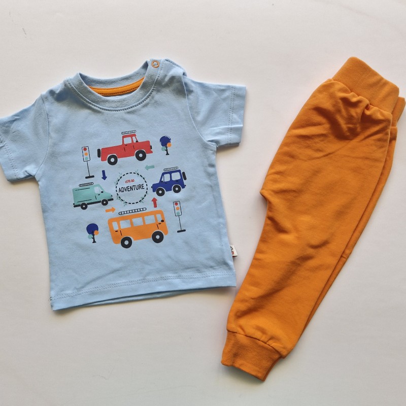 تیشرت و شلوار ترافیک آبی وچیون