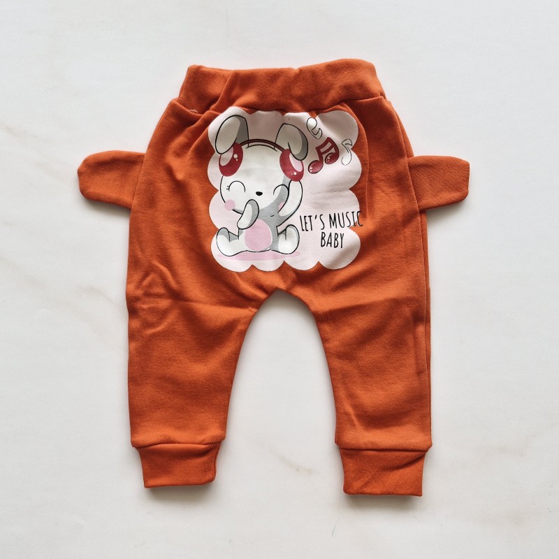 شلوار موزیسین نارنجی تیره چیاکو