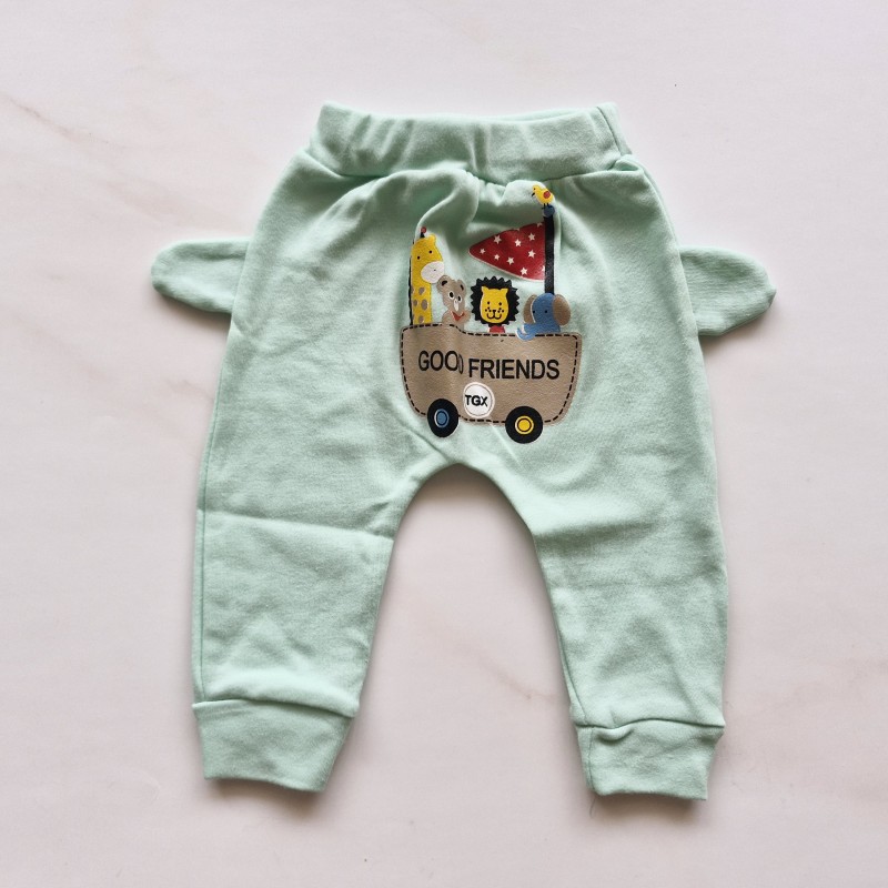 شلوار حیوانات سبزآبی چیاکو