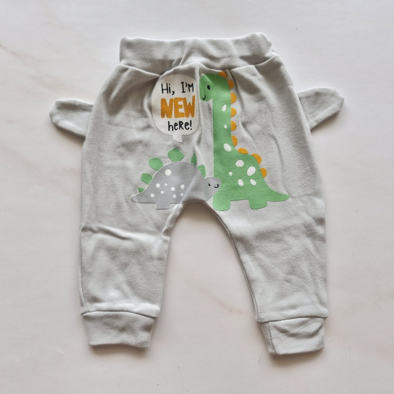 شلوار دایناسور طوسی چیاکو