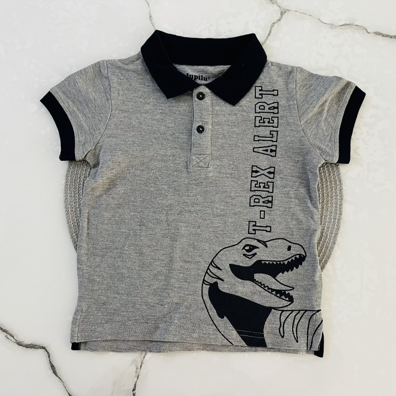 تیشرت آستین کوتاه ‌‌جودون دایناسور طوسی لوپیلو kids