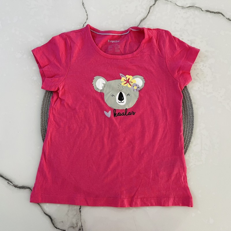 تیشرت آستین کوتاه کوالا سرخابی لوپیلو kids