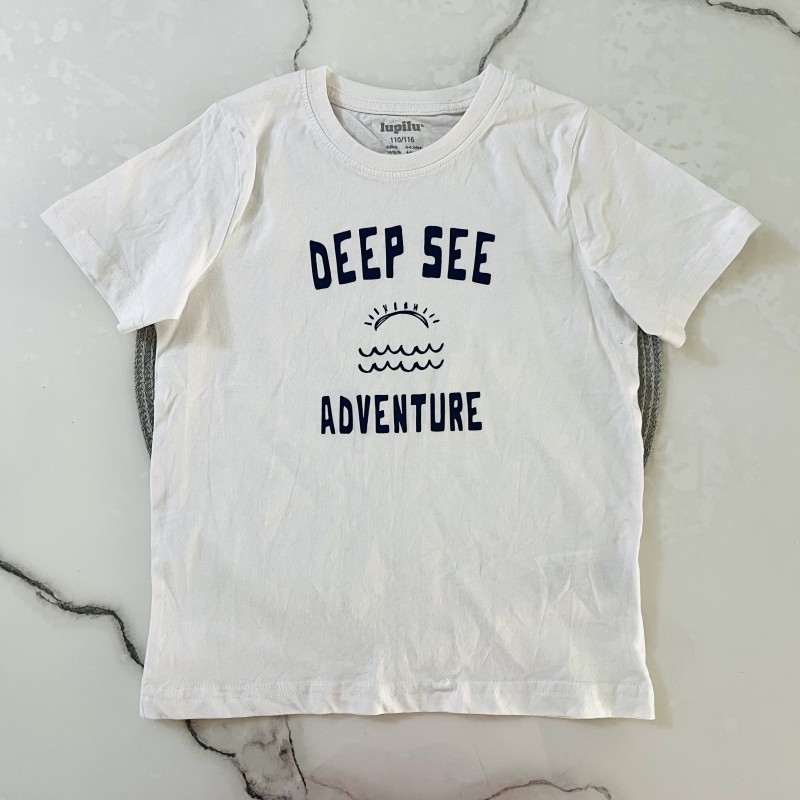 تیشرت آستین کوتاه سفید see لوپیلو kids