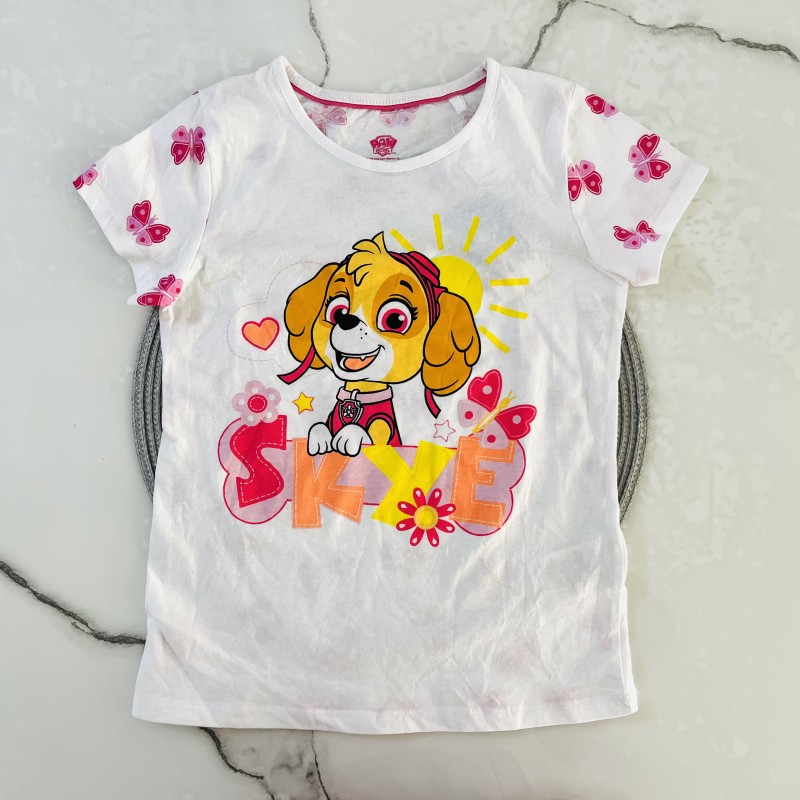 تیشرت آستین کوتاه سفید سگ نگهبان kids