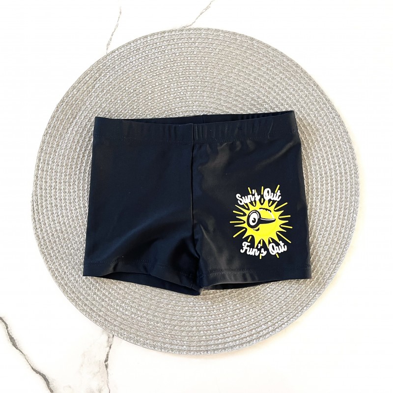 شورت مایو سرمه ای مینیون kids