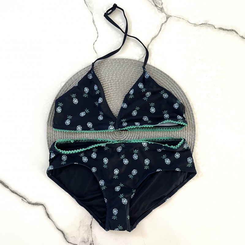 مایو 2  تکه دخترانه آناناس پپرتز kids