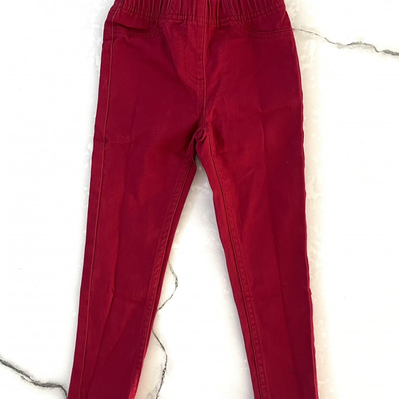 شلوار کتان کاغذی سرخابی لوپیلو  kids