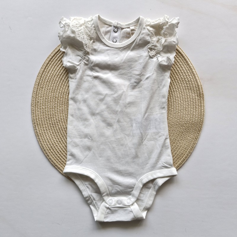 بادی آستین کوتاه چیندار شیری لوپیلو