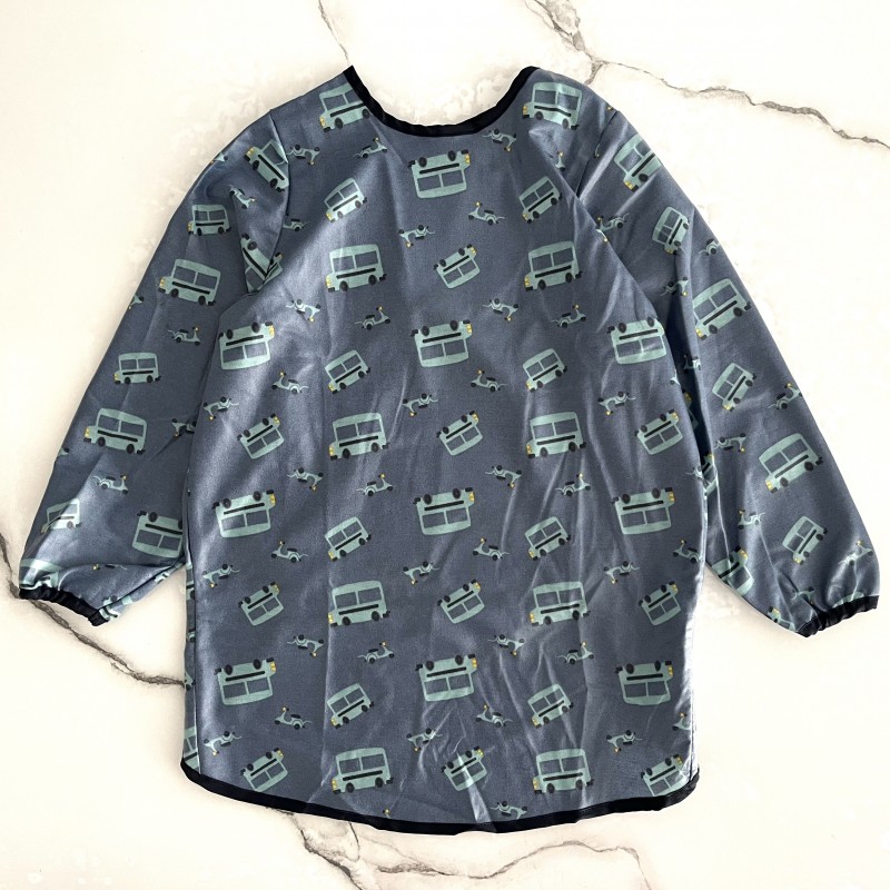 پیشبند آستین دار مهد ماشین لوپیلو kids