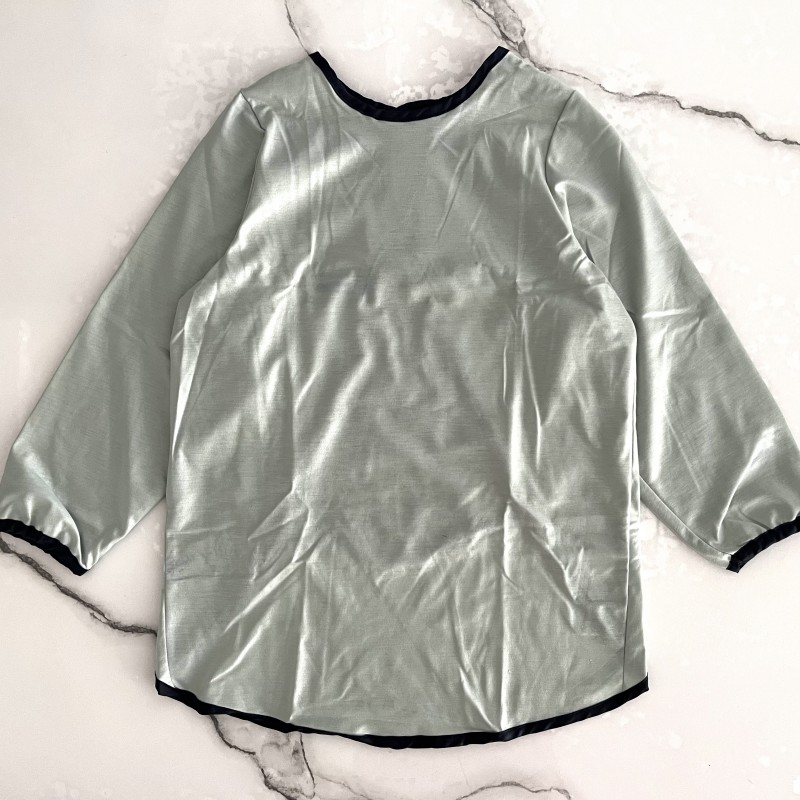 پیشبند آستین دار مهد سبزآبی لوپیلو kids